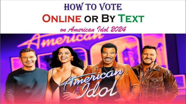 American Idol 2024 Text Number Voting Toll Free How to Vote online
