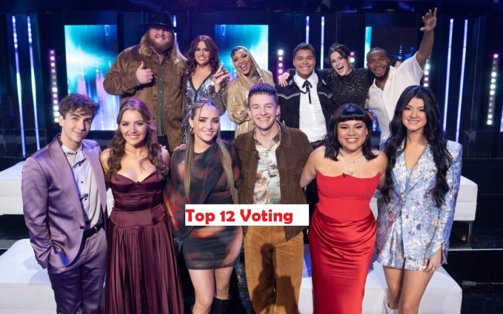 American Idol 2024 Top 12 Episode Voting Text Numbers 22 April 2024